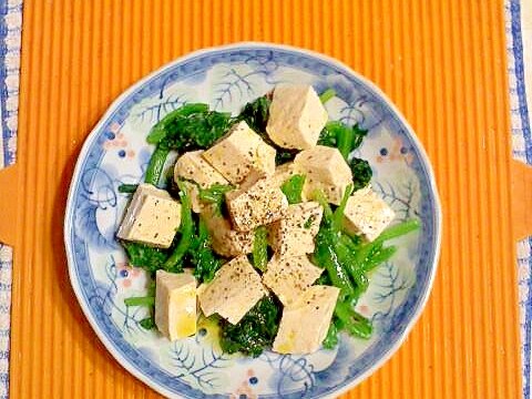 豆腐のオリーブオイルサラダ♪